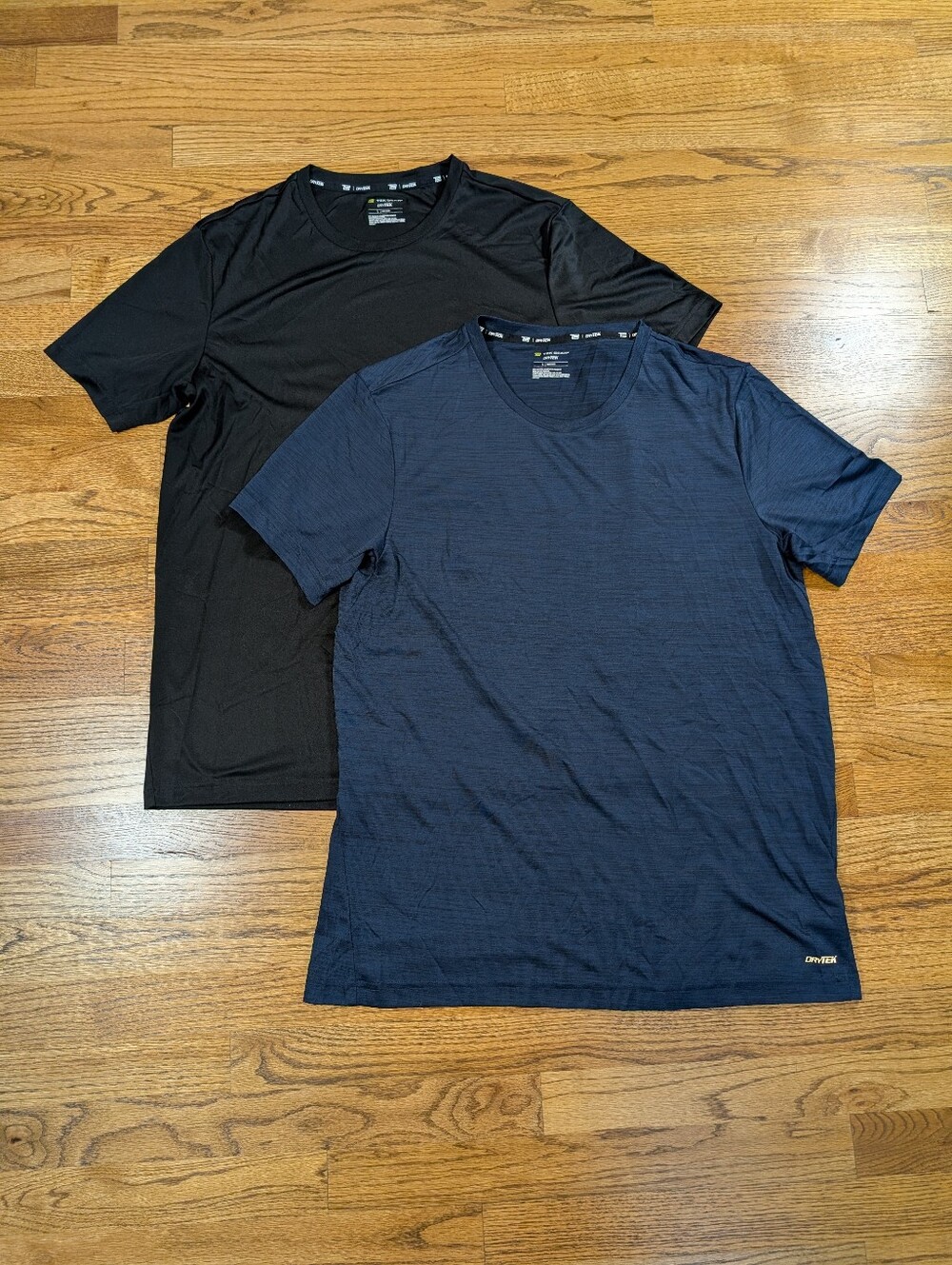 Tek Gear DryTek Lot of 2 Athletic Performance T-Shirts Bundle Mens Large